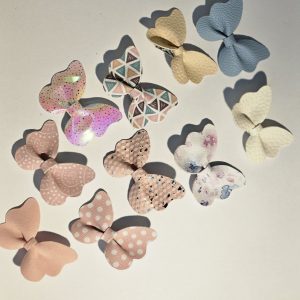 Špangice za lase - majhni metuljčki